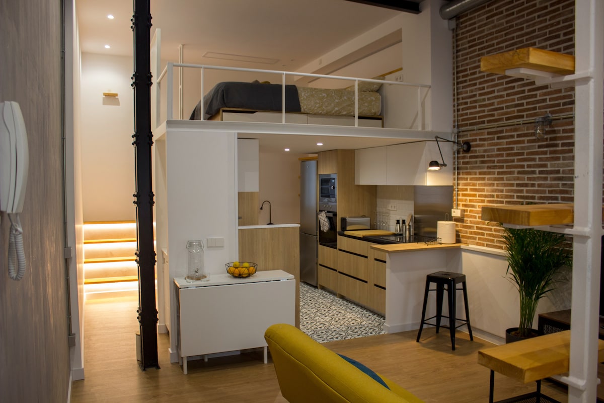 Apartamento de diseño, cómodo y cerca del centro.