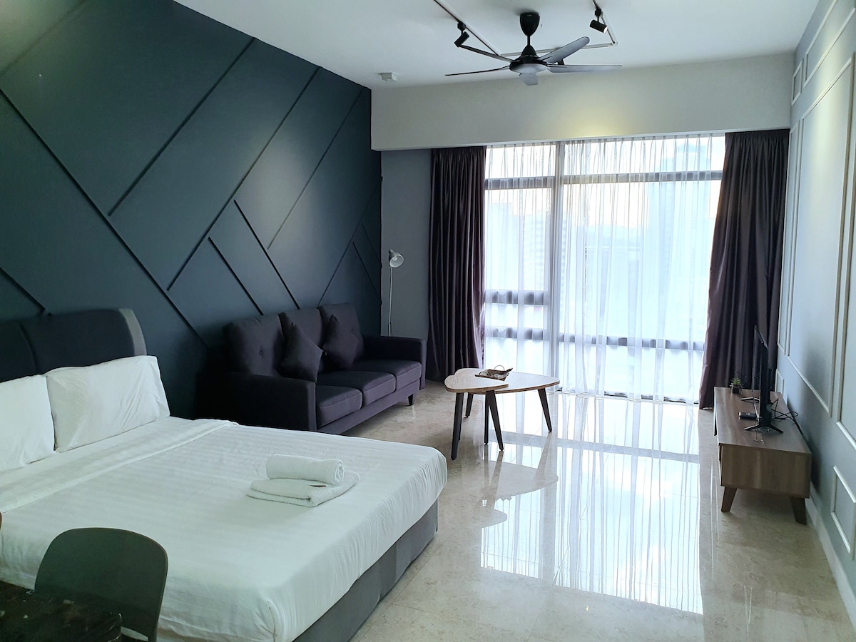 吉隆坡城中城2卧室公寓，带浴缸@ Anggun Residences