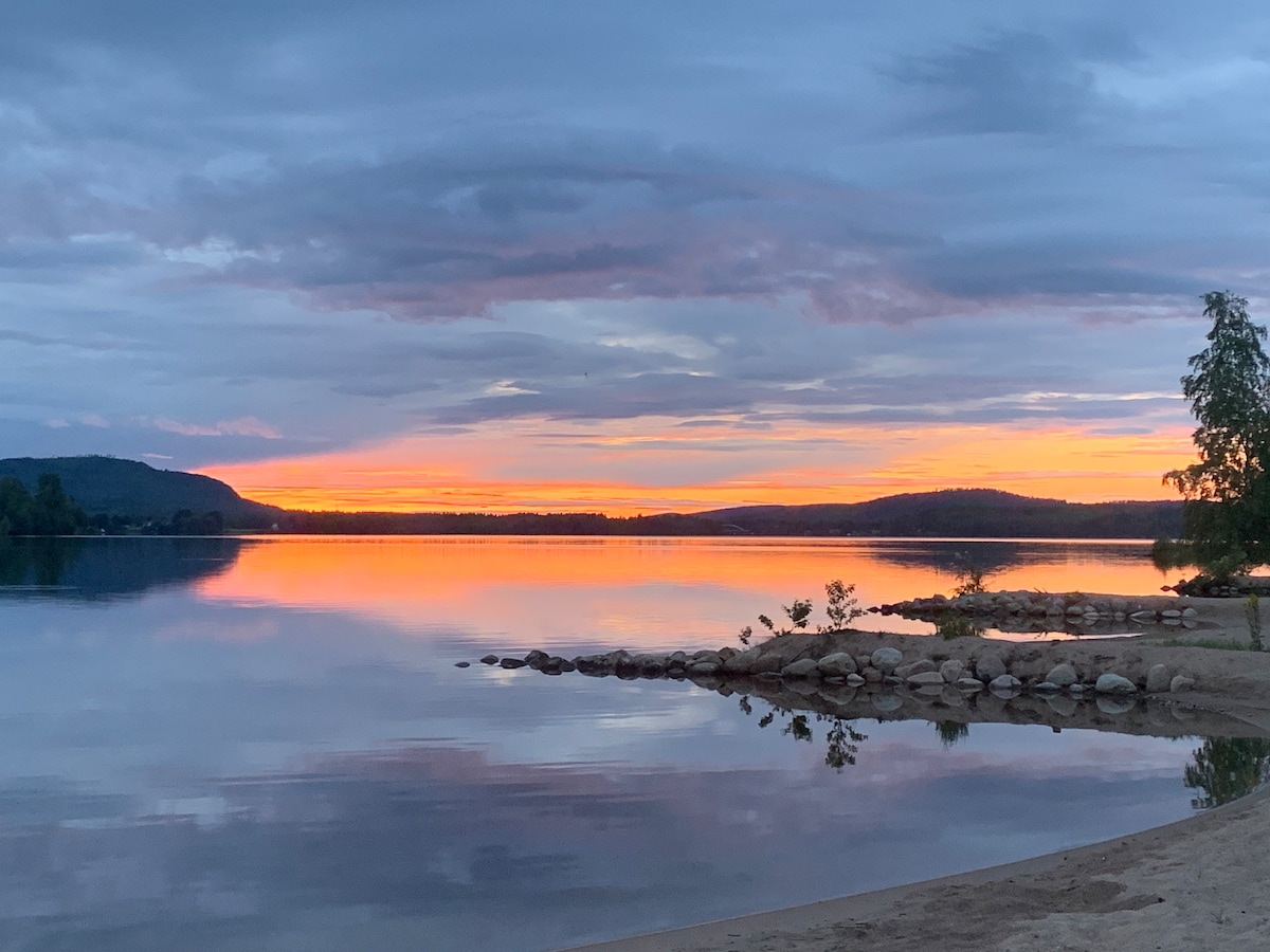 Strandnära fritidshus i Hälsingland