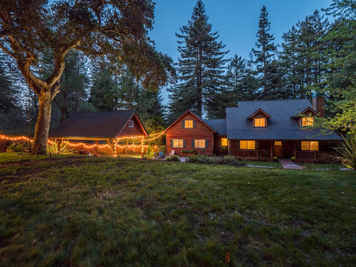 Aptos 6.5 Acre Private Redwood Retreat