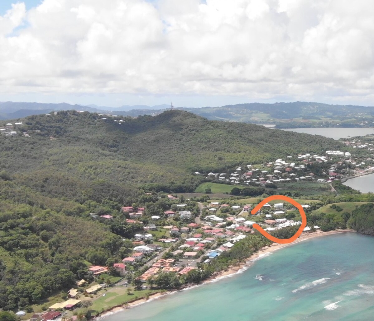 Maison sur la plage - Anse l'Étang