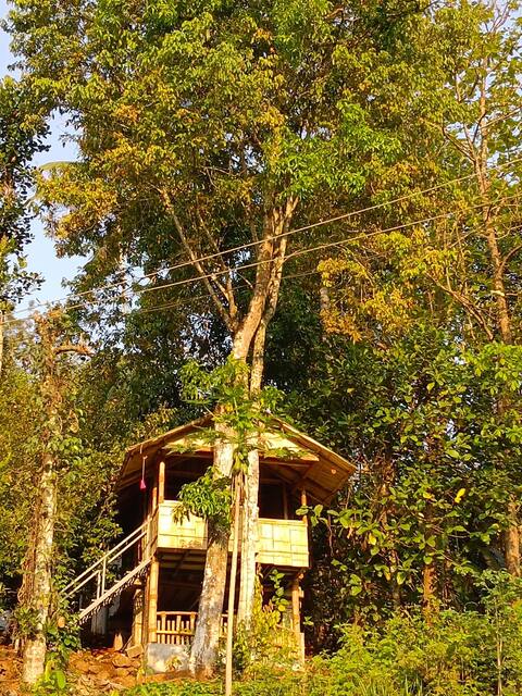 Fab- Bamboo Hut with Open Shower