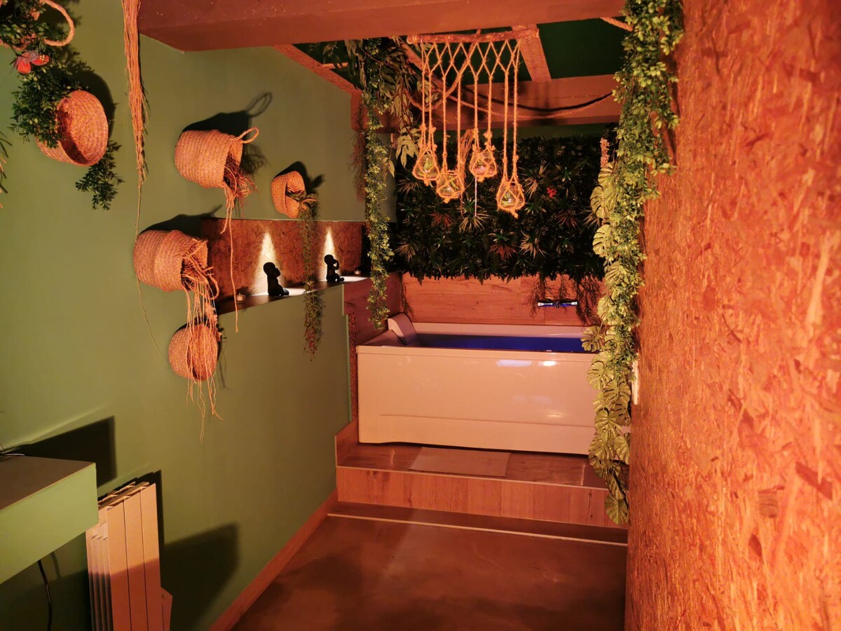 Appartement Cocon jungle, romantique loveroom