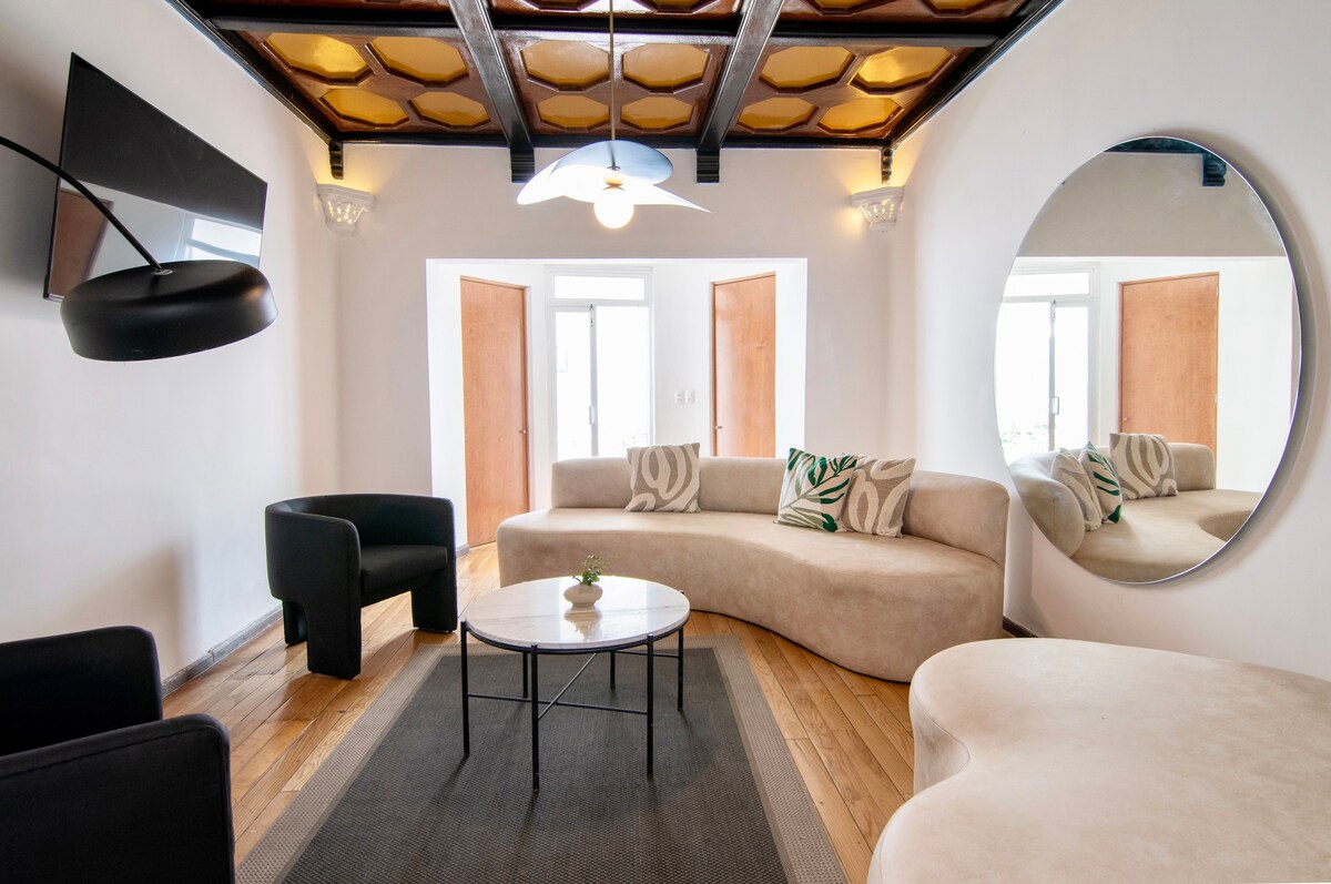 Casa Xalli in Condesa露台和私人屋顶