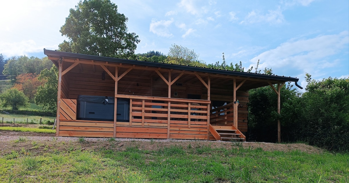 Mobil-home avec jacuzzi