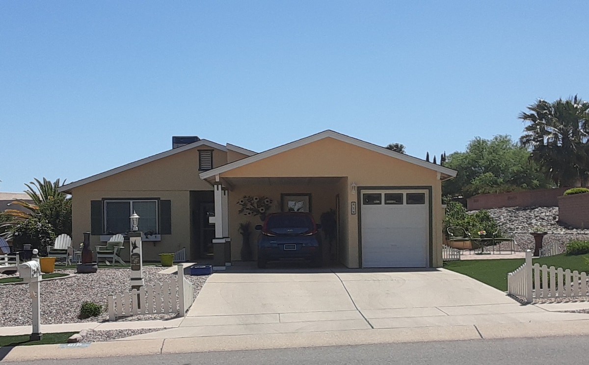 Beach house in the desert