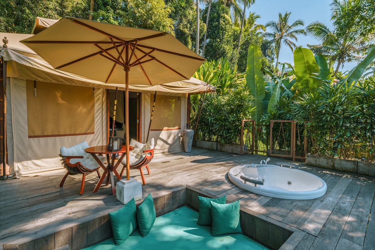 1 BR Luxury Tent in Ubud with Peaceful Ambience