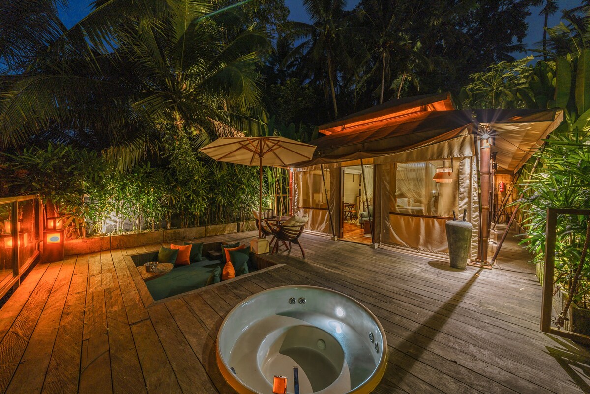 1 BR Luxury Tent in Ubud with Peaceful Ambience