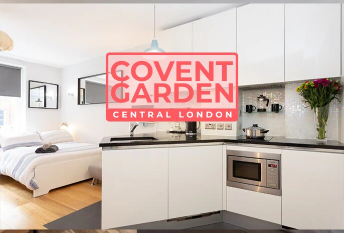 CG-C Lovely quiet Covent Garden Studio for 4