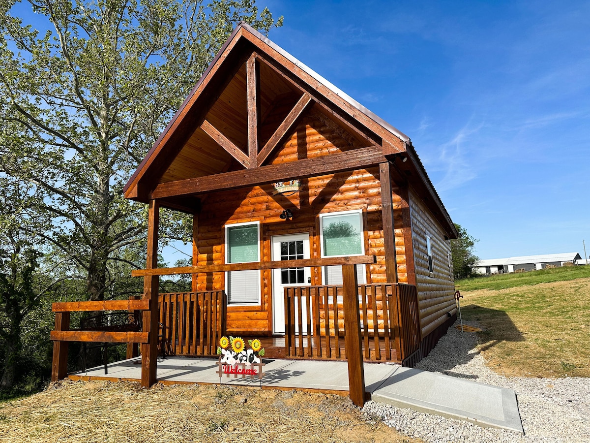 Cabin on Dairy Farm-Near Ark (See Calves & Goats)