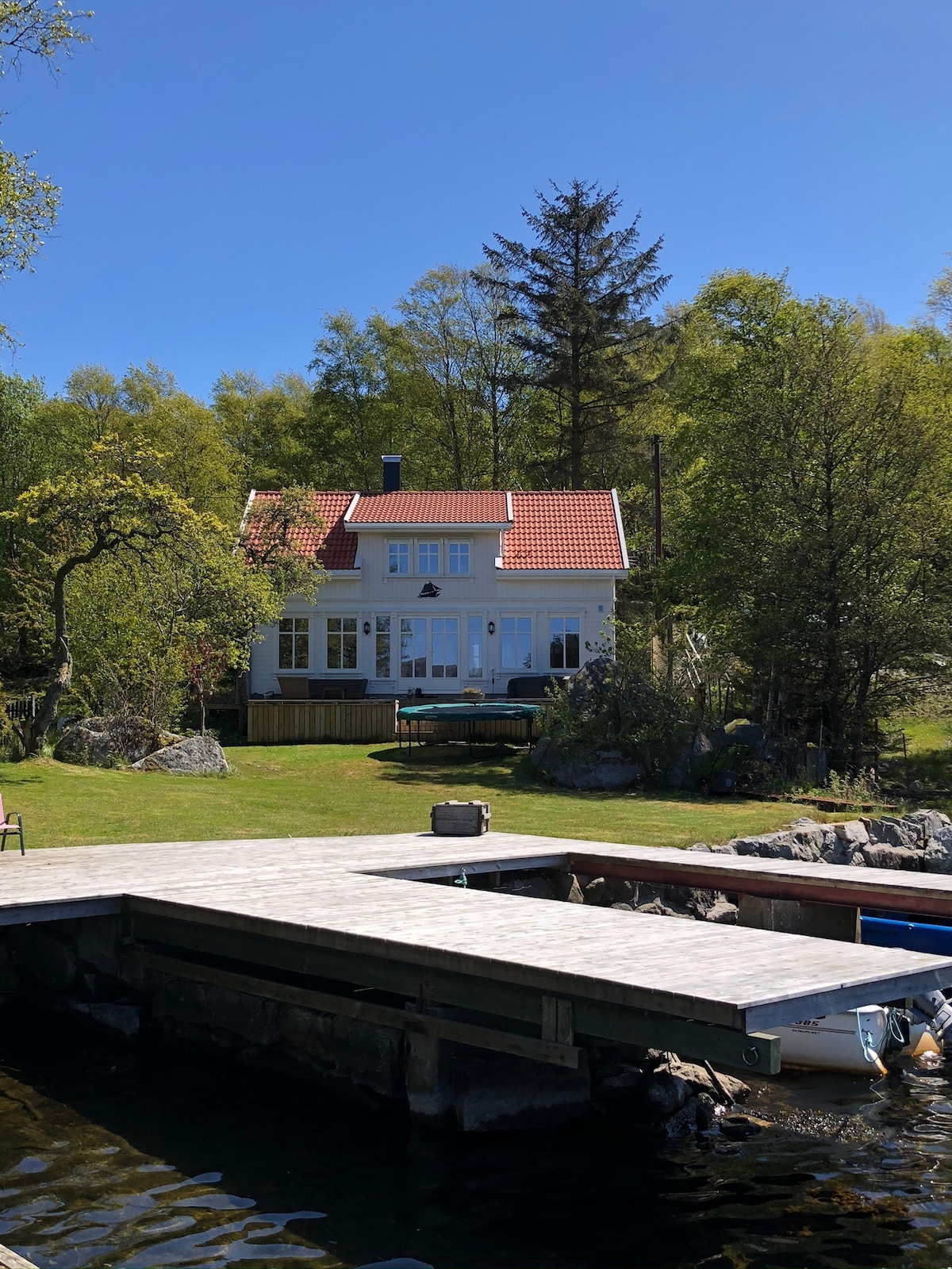 Egersund, By the Lake, Brygge, Boat