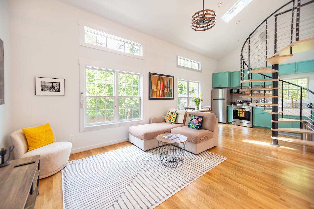 Duplex filled with natural light