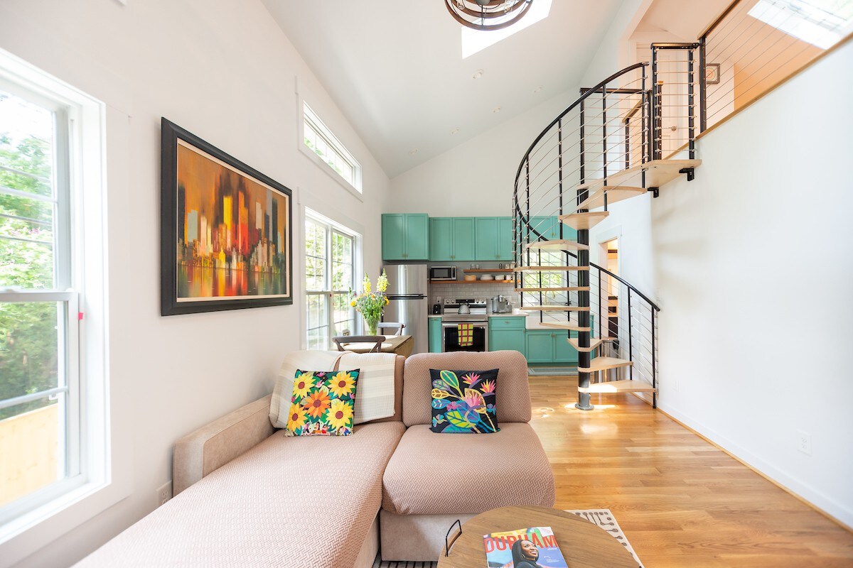 Duplex filled with natural light