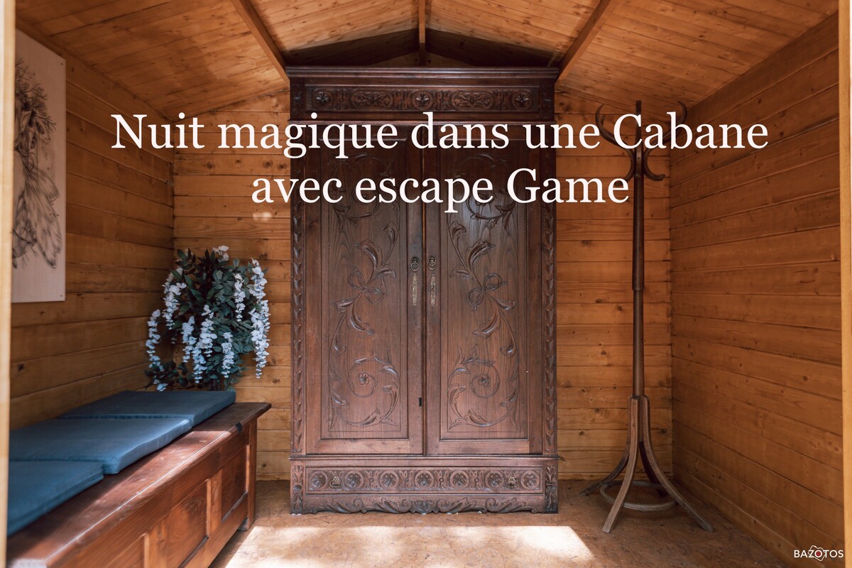 Cabane Yavana Escape game avec accès piscine