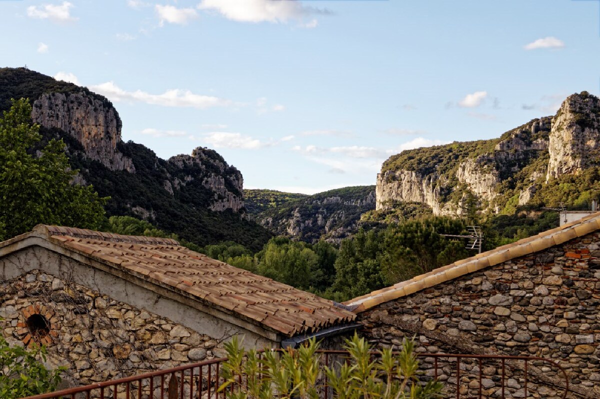 Maison sur le bord de l'Hérault