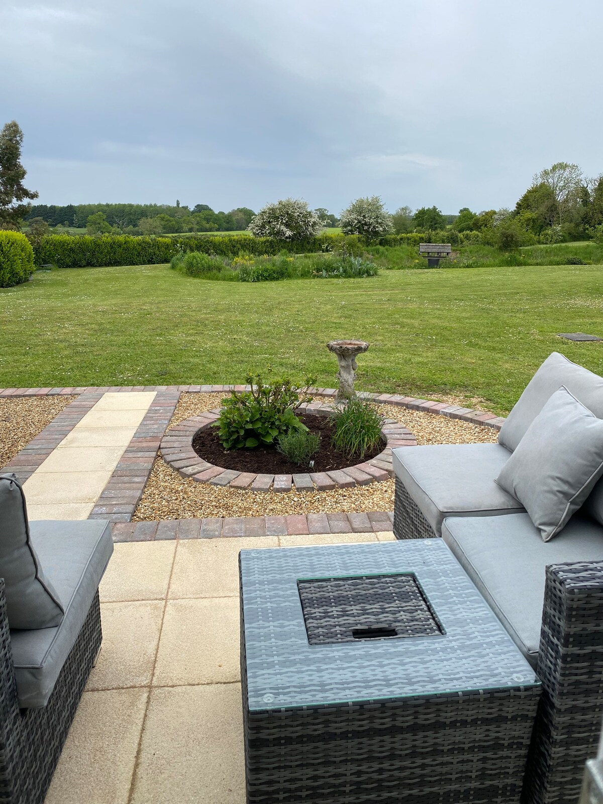 Guest suite, with countryside views.