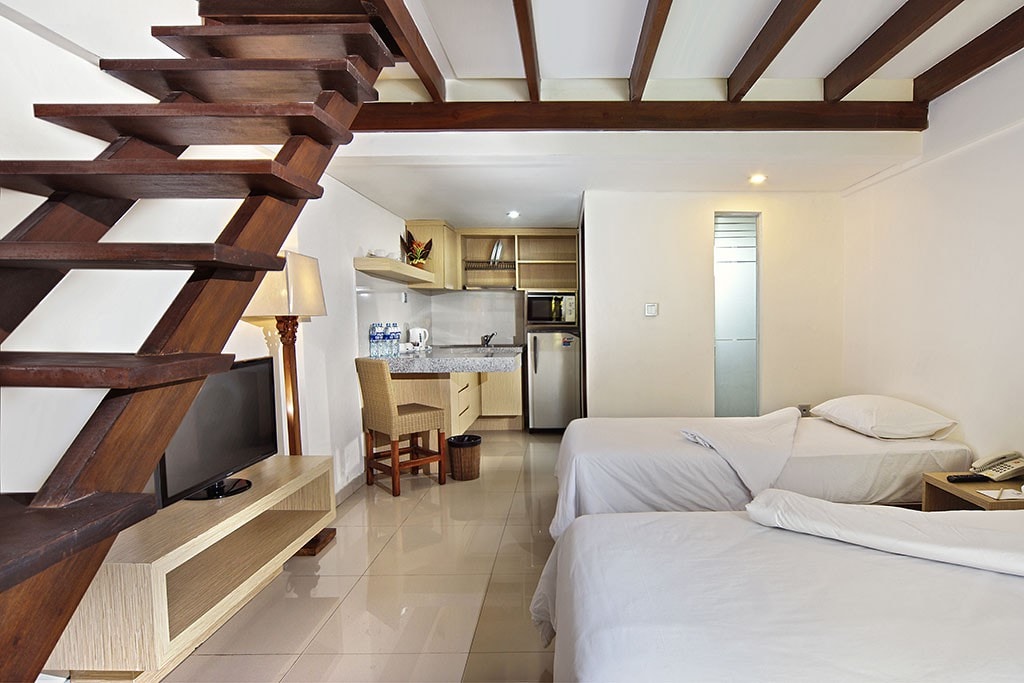 Legian Sunset舒适家庭Loft公寓4位房客