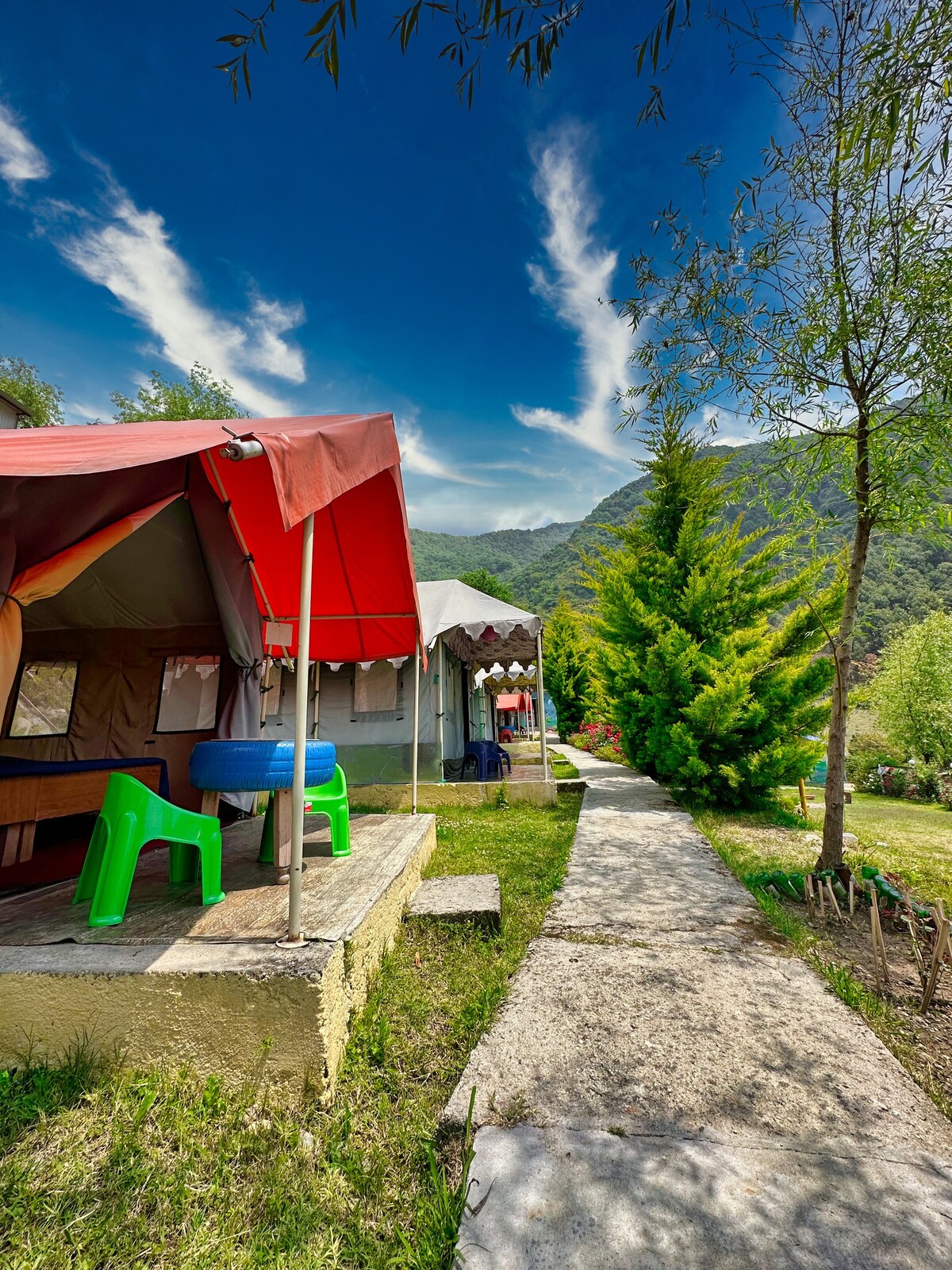 Campsite in Bir  Riverside camps