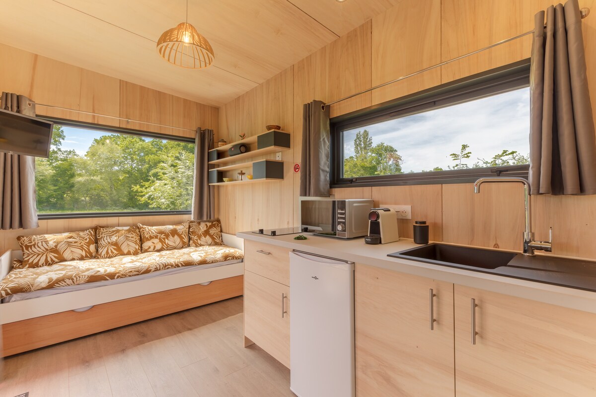 Tiny House avec SPA privatif proche de Bordeaux