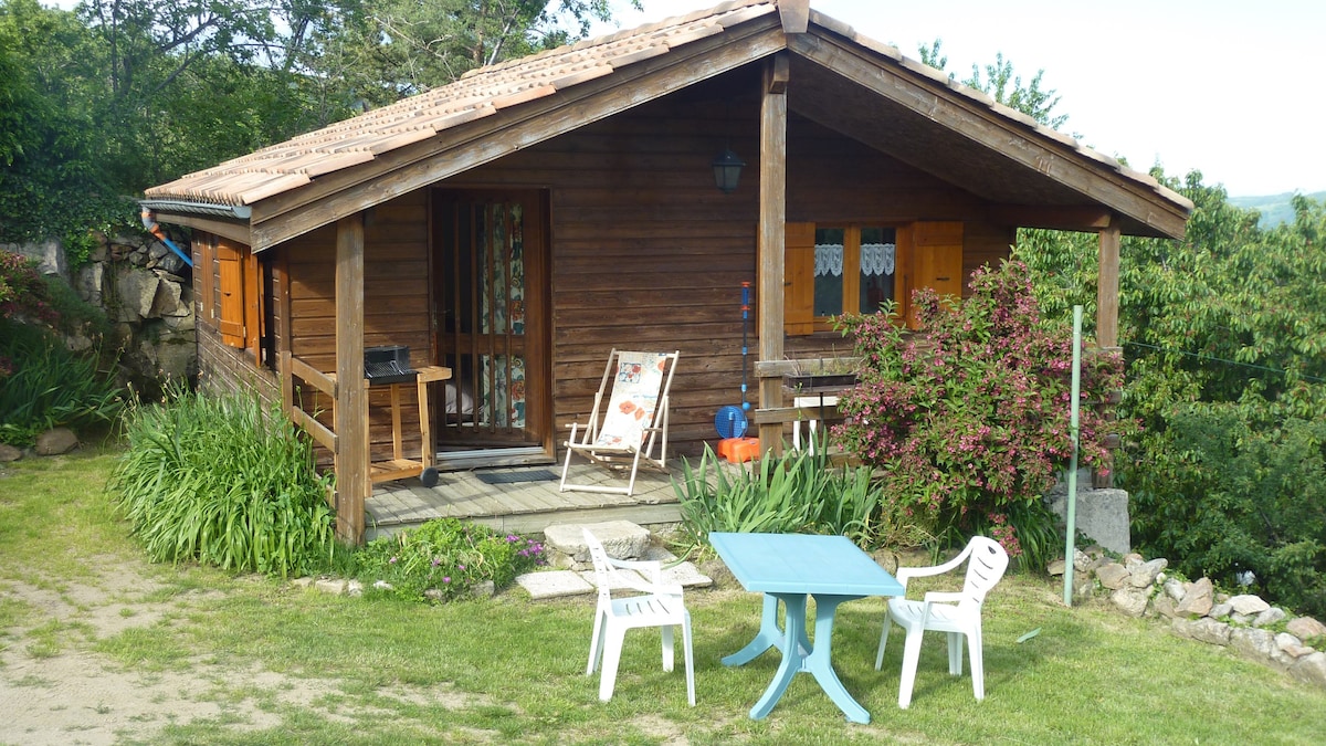 Chalet en Ardèche verte