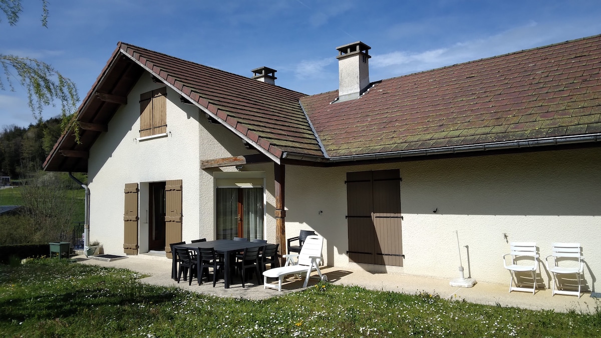 Maison 6 personnes avec jardin, idéal ski de fond