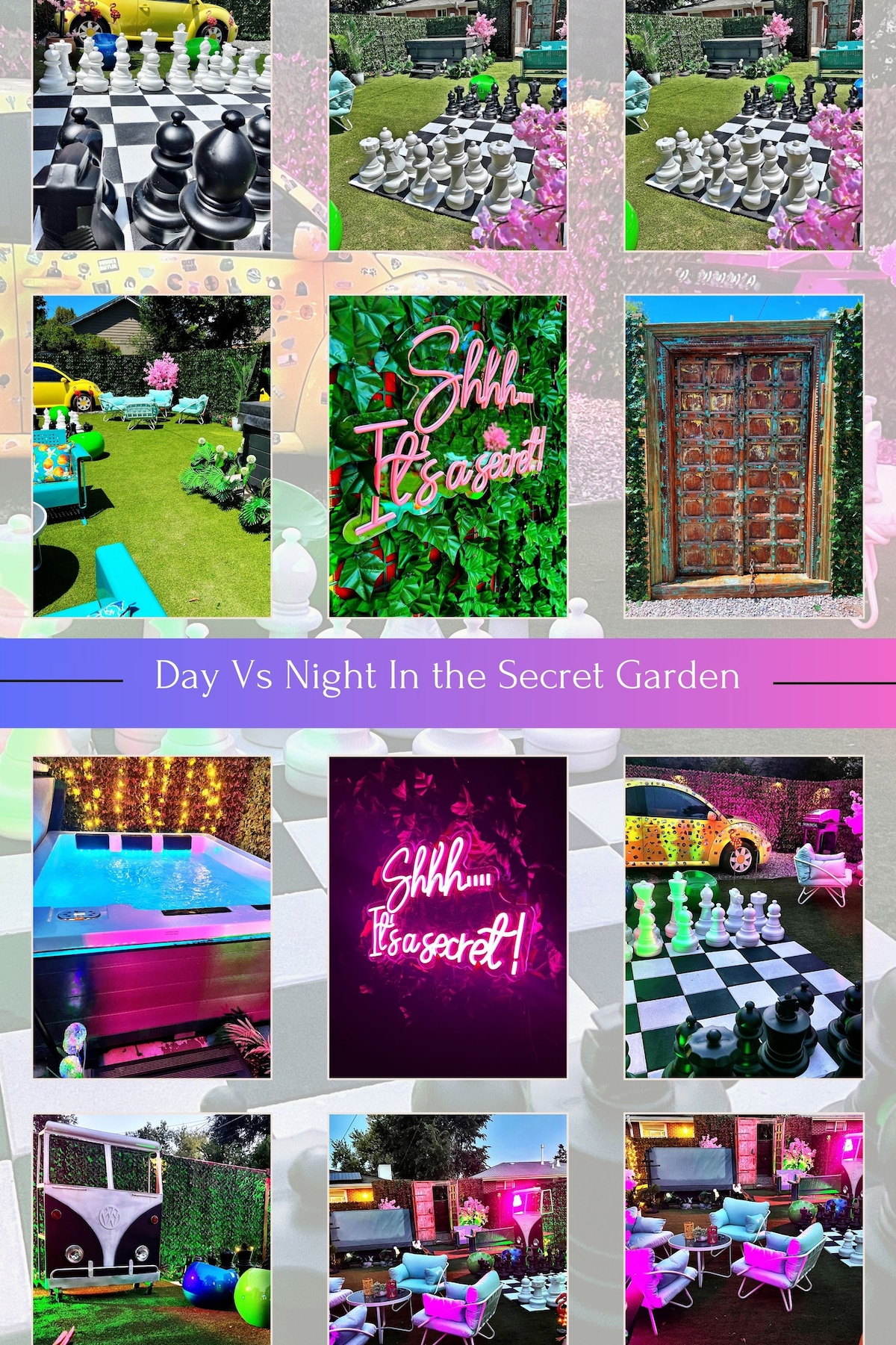 NEW: Downtown! Private! Secret Garden w/ Hot Tub