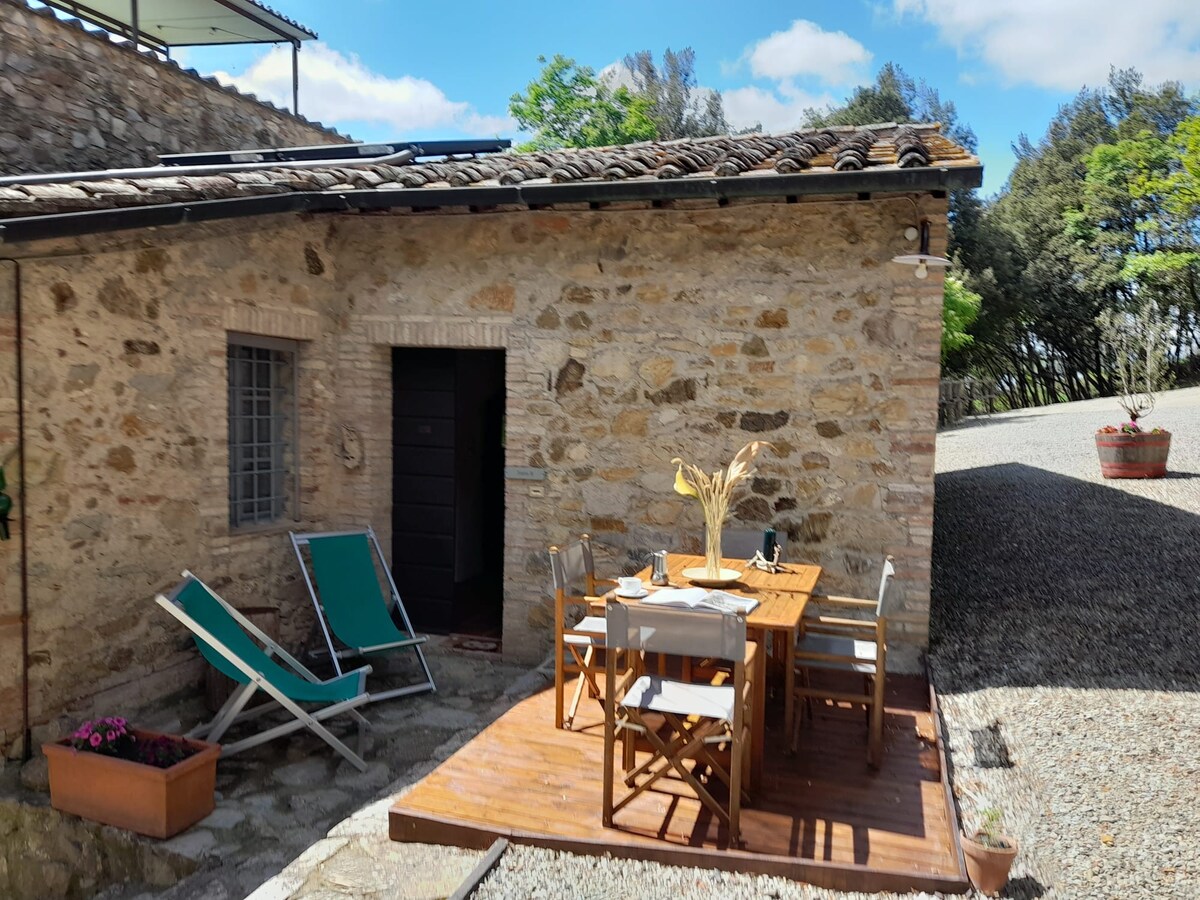 Dimora in campagna, Val di Merse, Siena, piscina