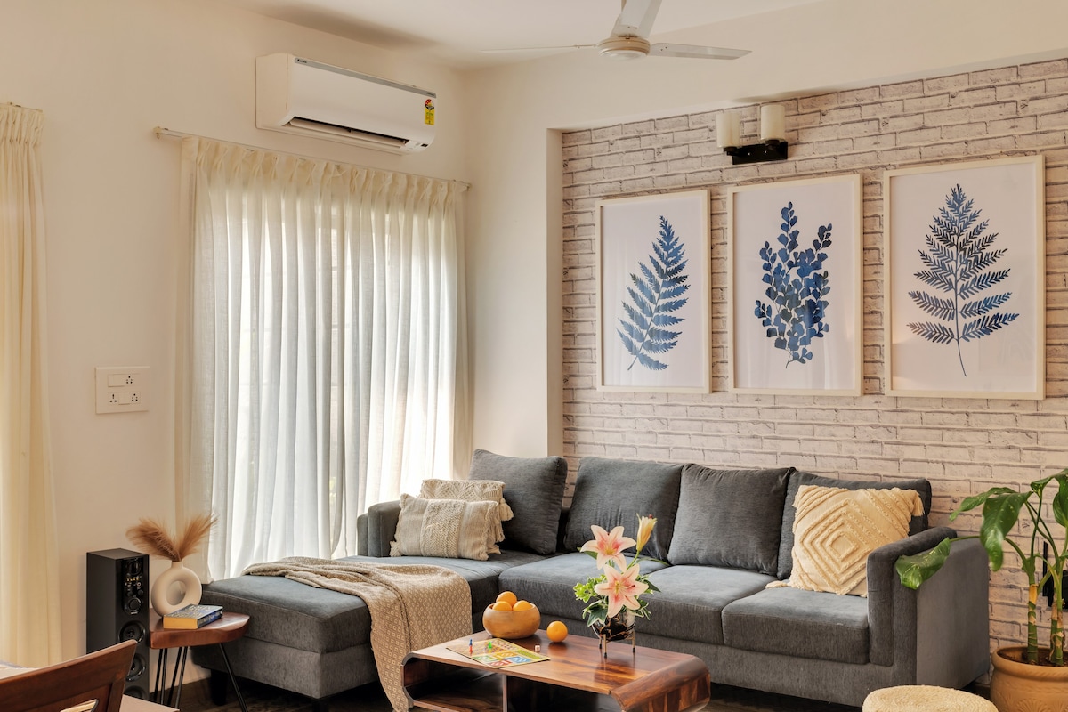 Peaceful 2-BR Haven with Modern Amenities-Candolim