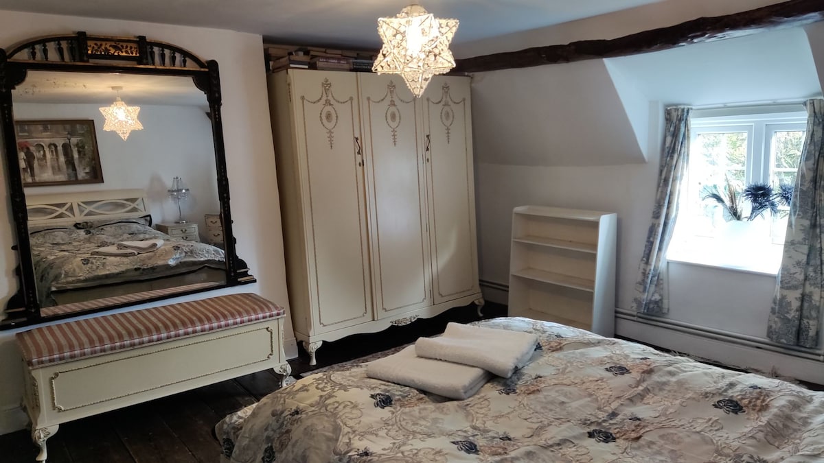 Spacious Bedroom in 15th Century Country House