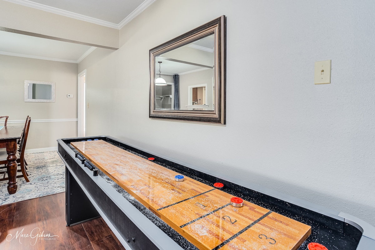 Brick Charm with shuffleboard!