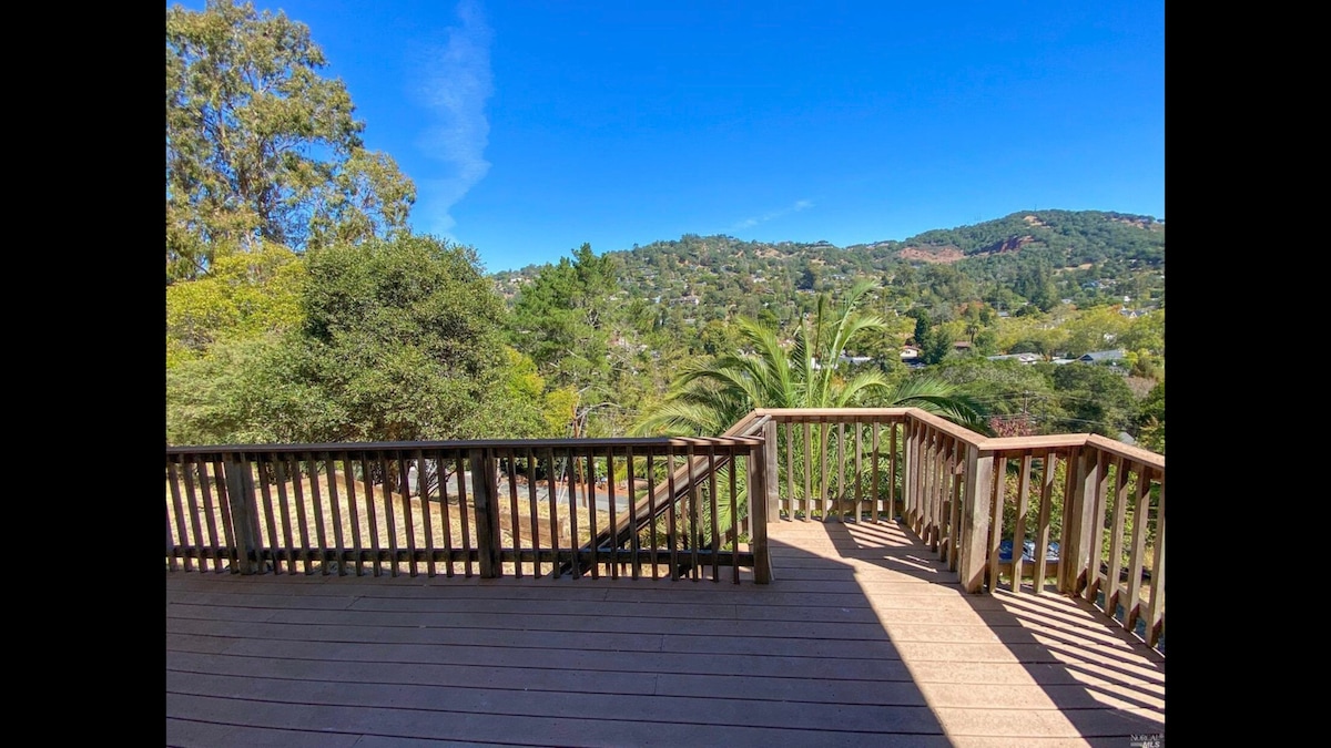 2-BR Suite with kitchen deck views laundry