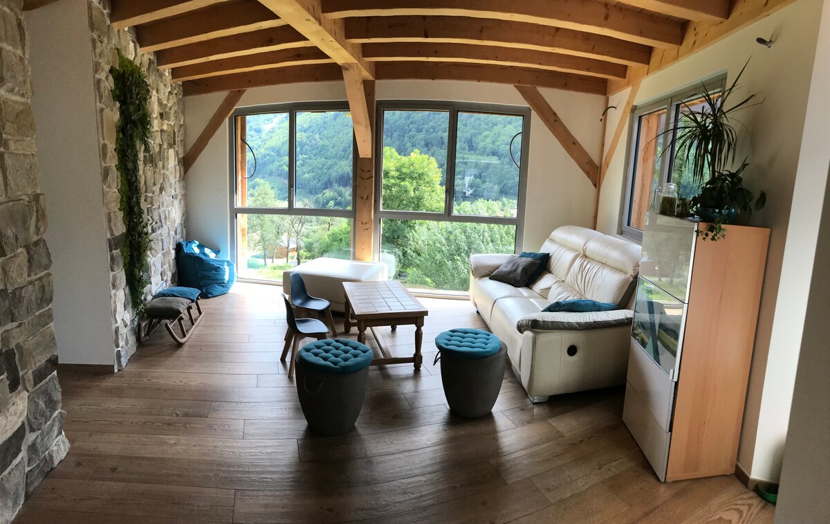 Chambre dans chalet spacieux