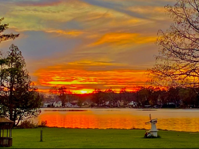 Sunset Side Long Lake