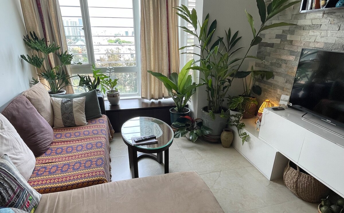 Double room in Tropical apartment-homestay