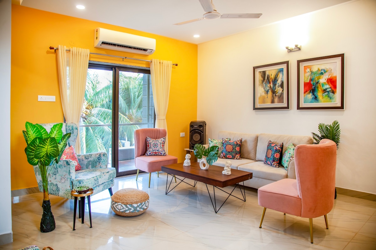 Spacious and grand 3bhk | 10 mins from the beach