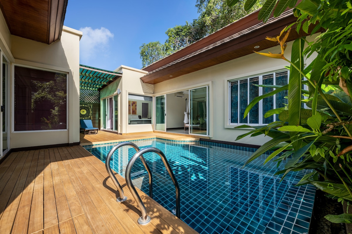 Amphoe Karon私人泳池别墅两卧室私人泳池别墅