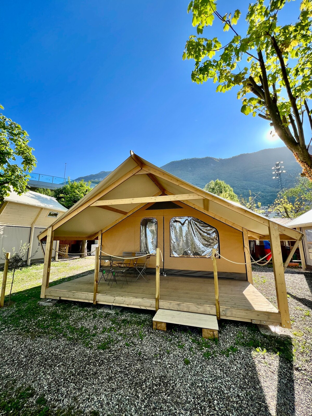Trek 5 tent Glamping Rivabella Lake Como