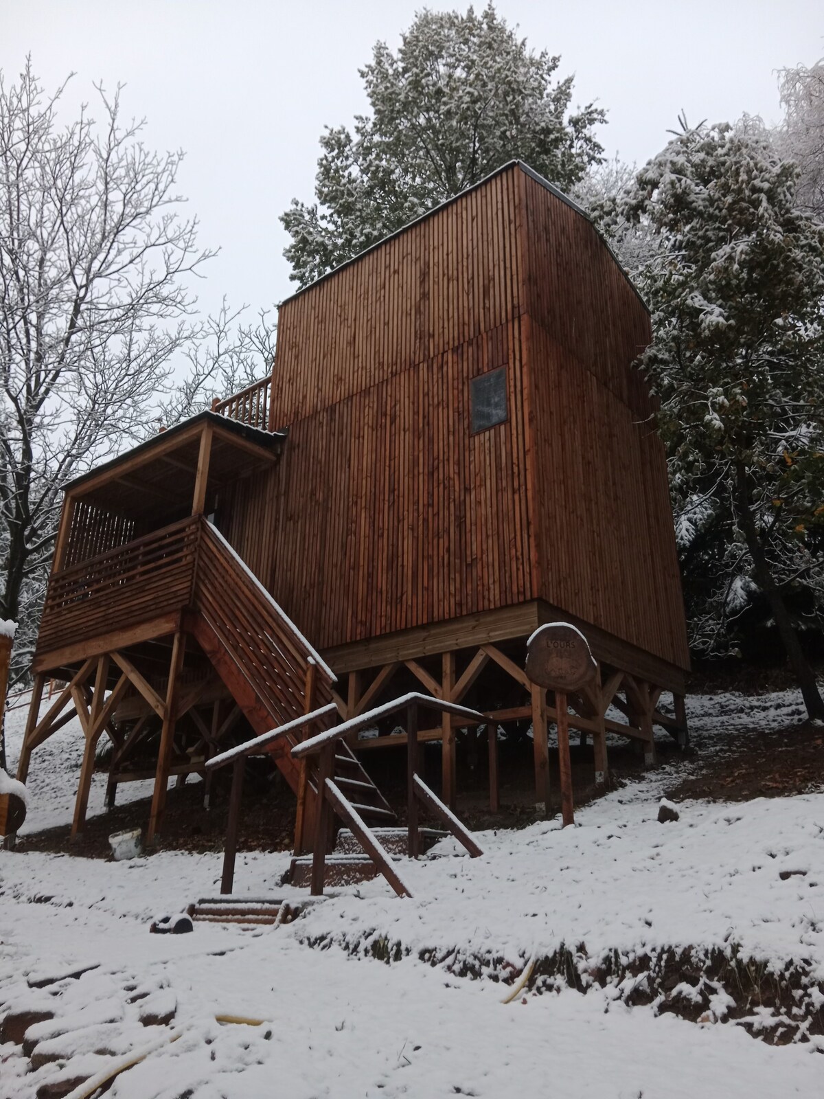 Chalet atypique avec SAUNA à Ax les Thermes