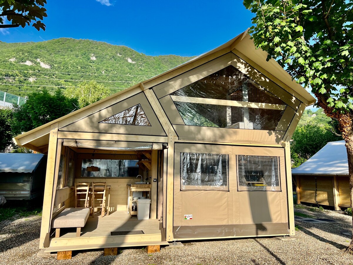 Tiny 1 tent Glamping Rivabella Lake Como