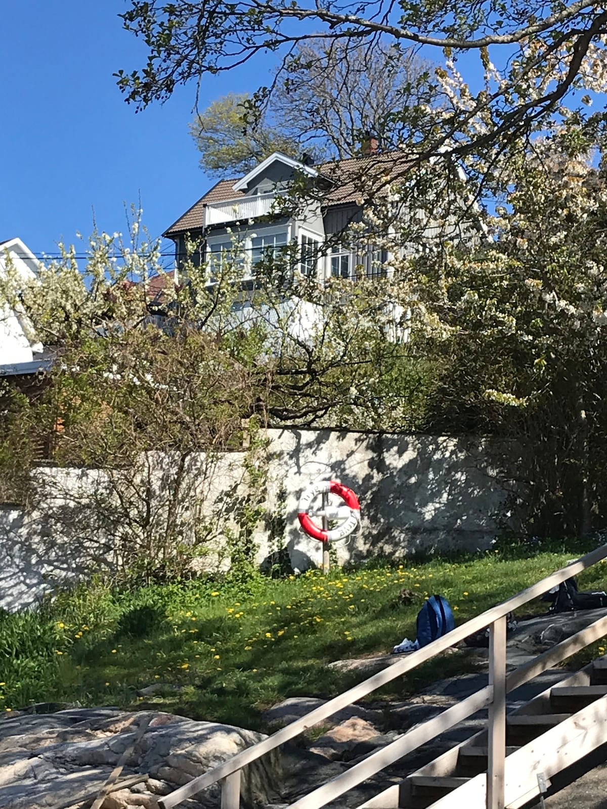 Flott hus ved fjorden i Drøbak