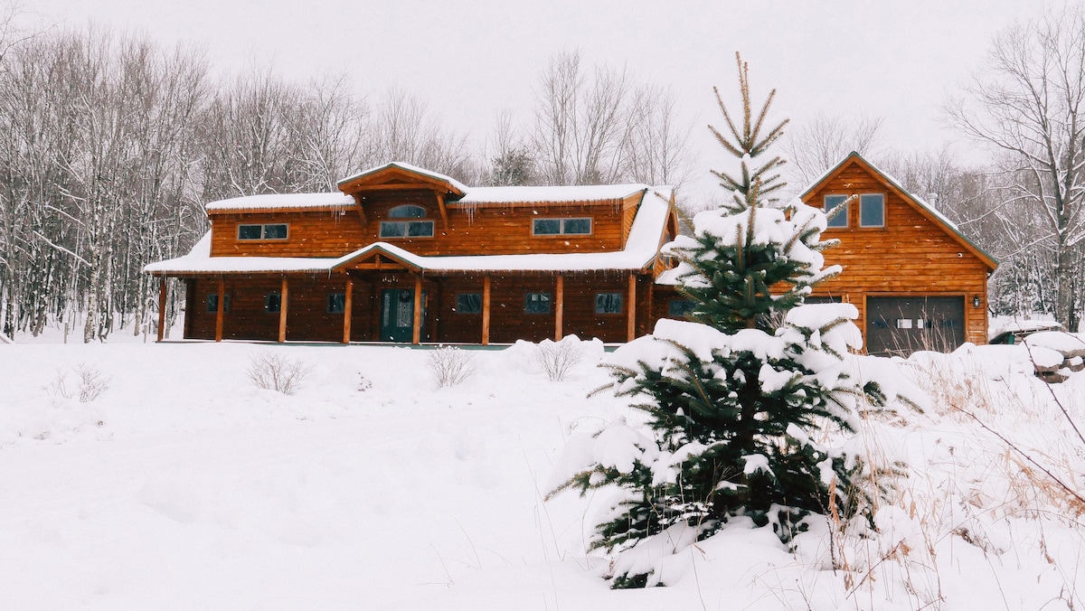 Stone and Pine Log Estate