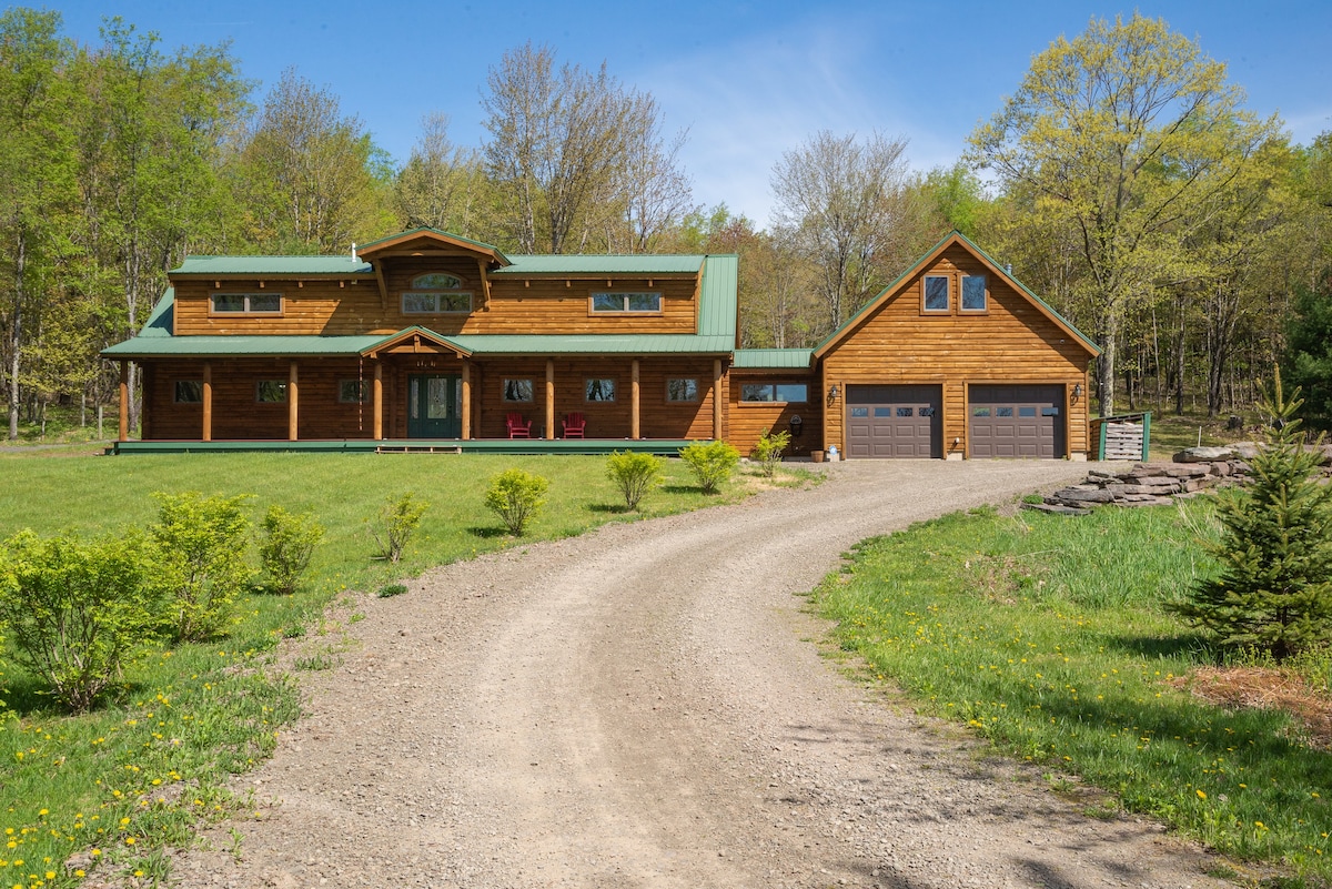 Stone and Pine Log Estate