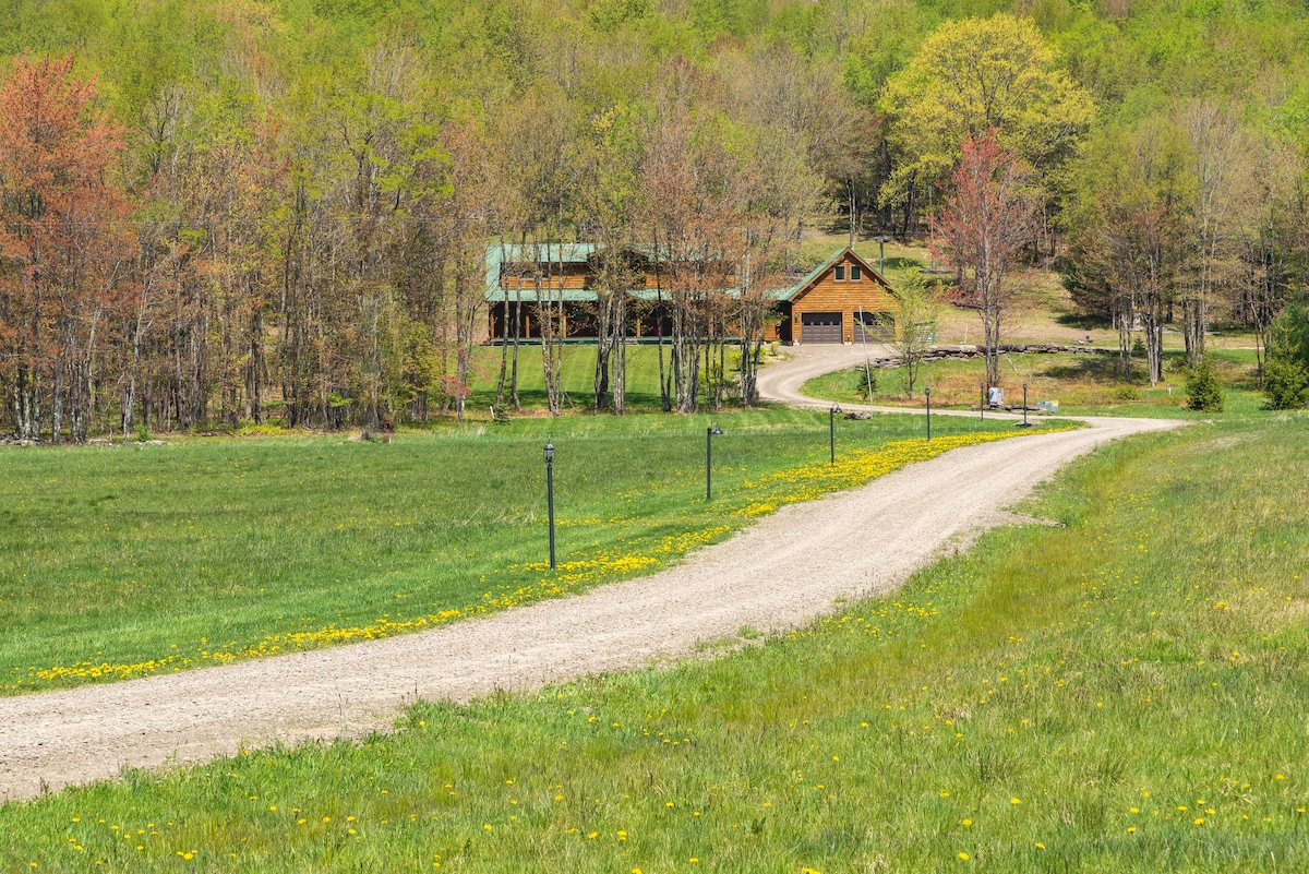 Stone and Pine Log Estate