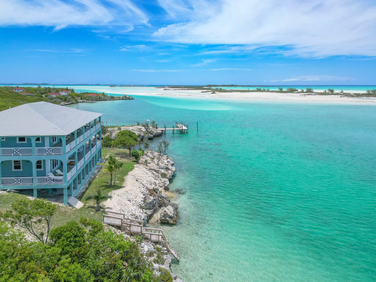 Ole Ike Bay- Luxury Home Private Beach & Dock