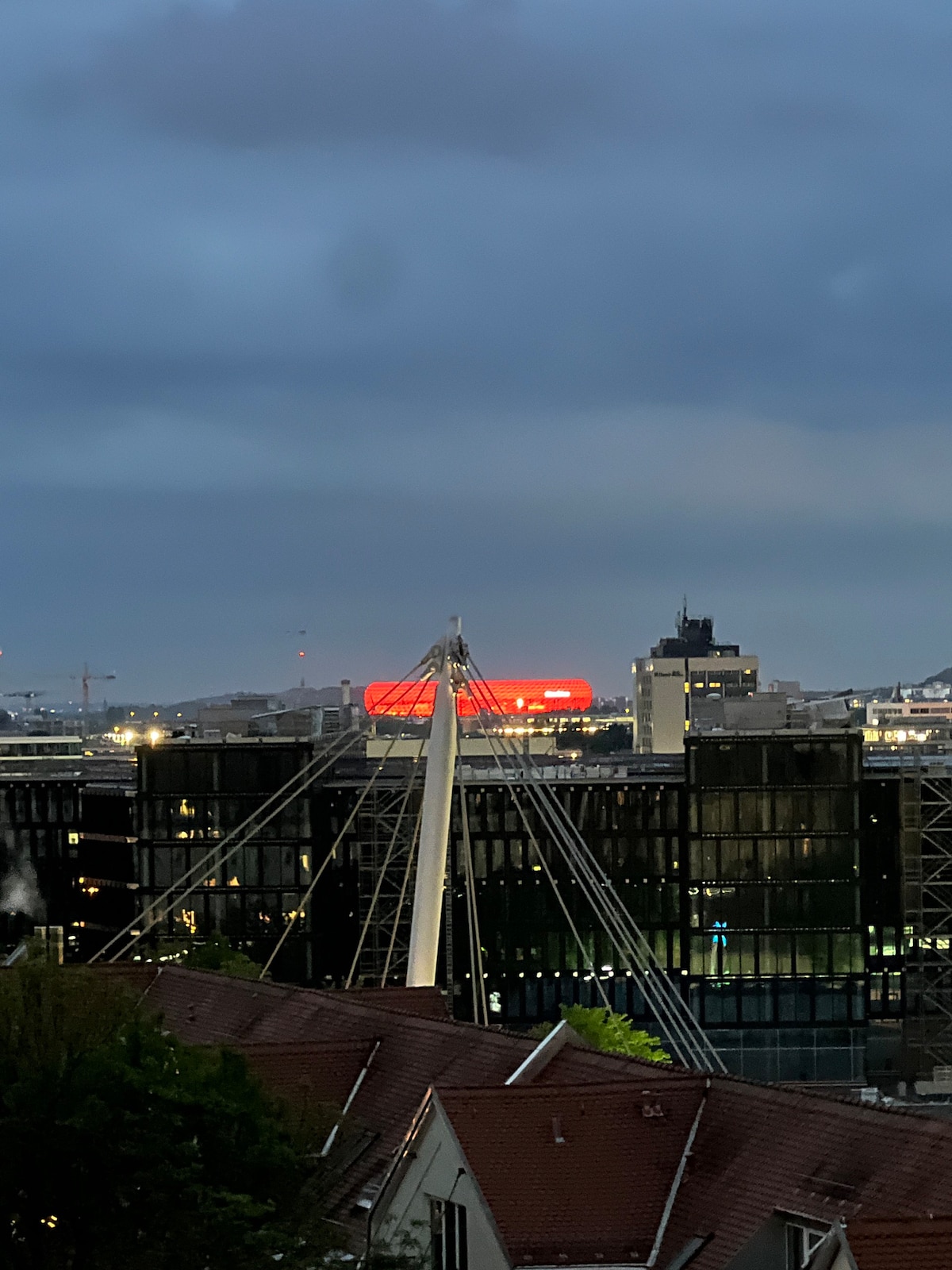 Great Allianz Arena景观和免费停车场