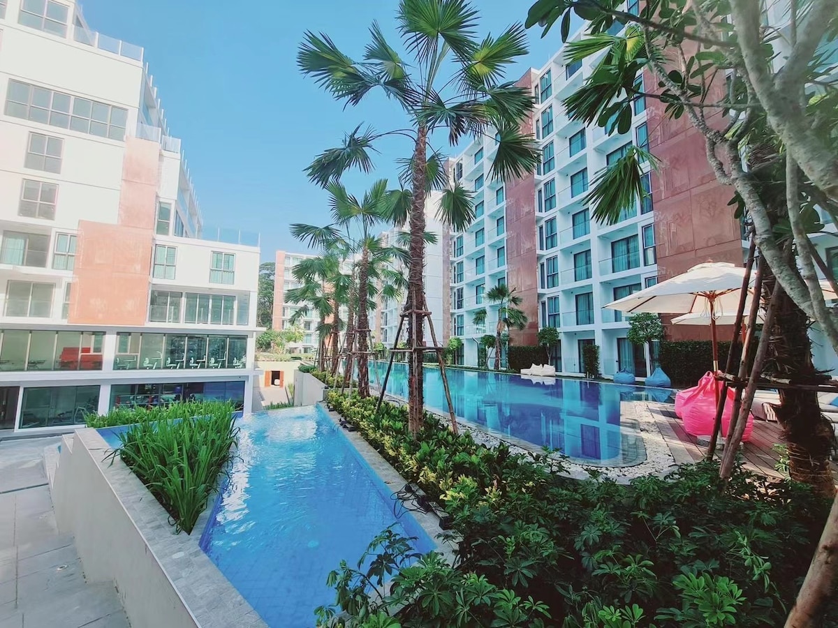 清迈一号The One ChiangMai 一室一厅泳池景观