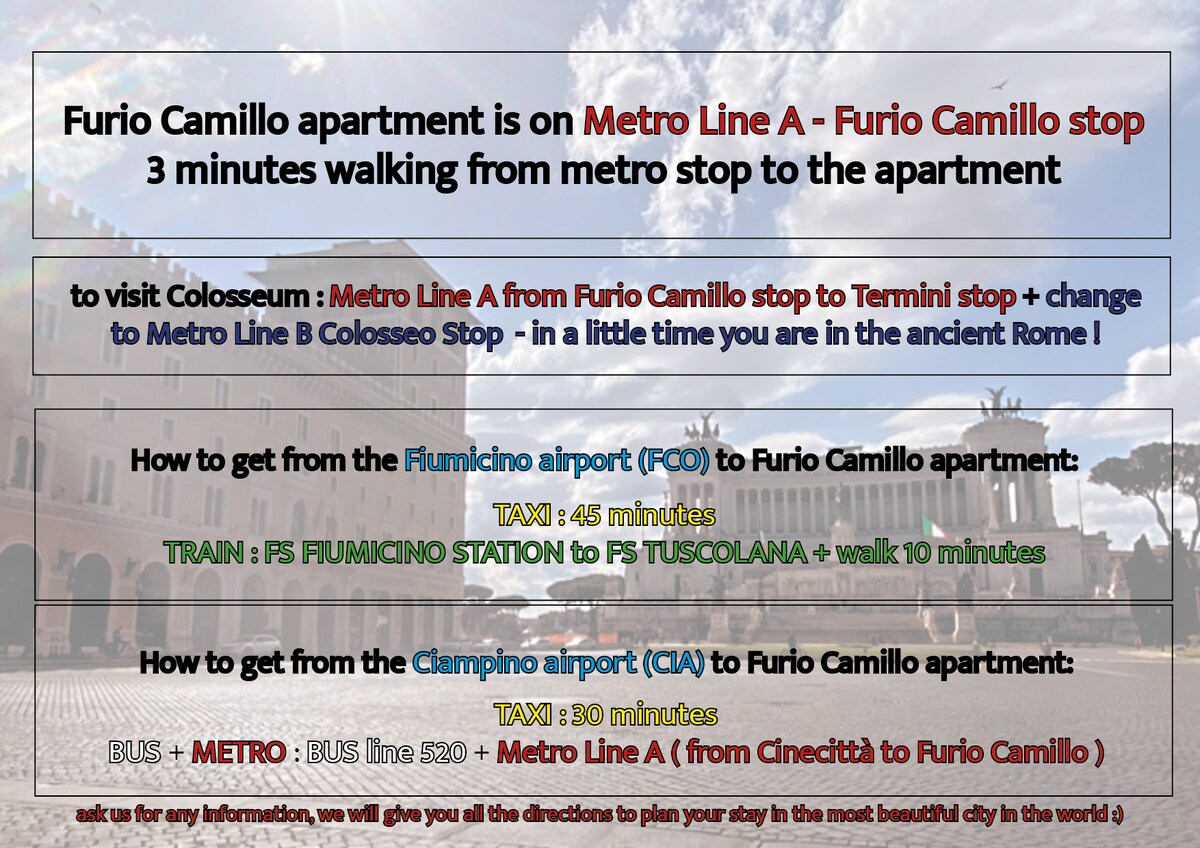 city heart apartment - metroA Furio Camillo
