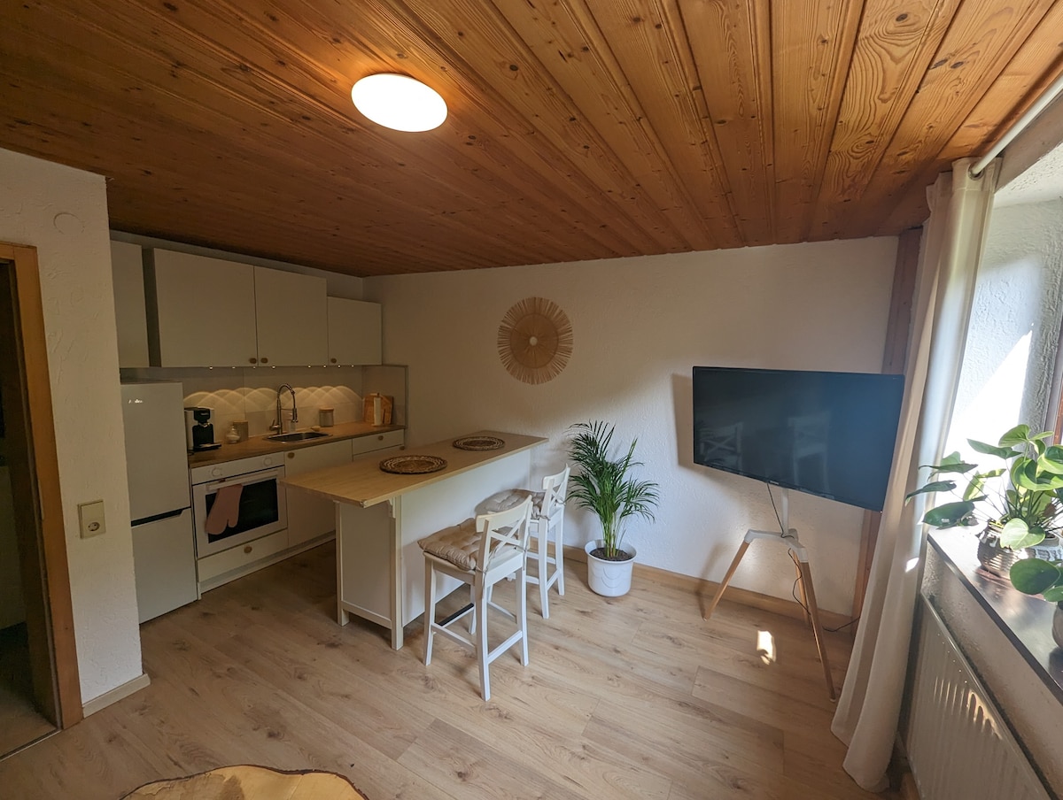 Stilvolles Apartment im Holzhaus