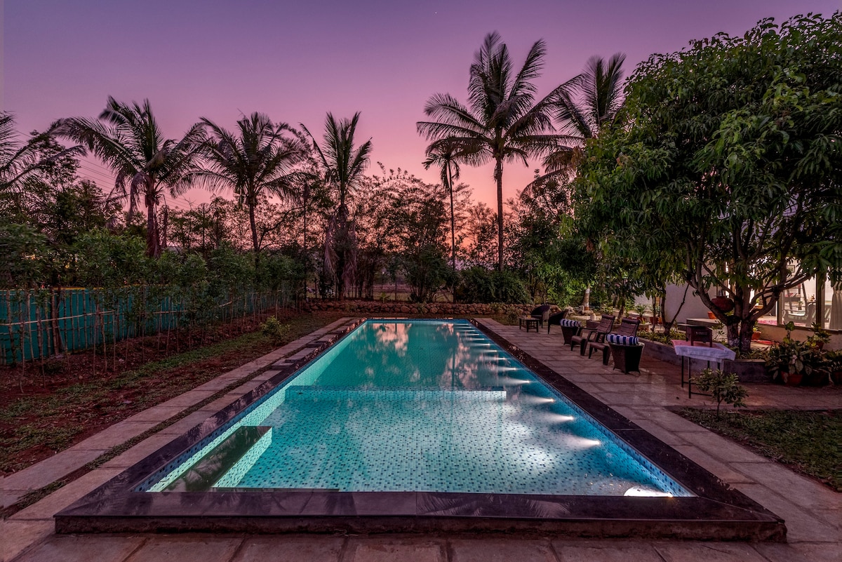 Lakeview Nivara-Pet-friendly Pool Villa near Pune