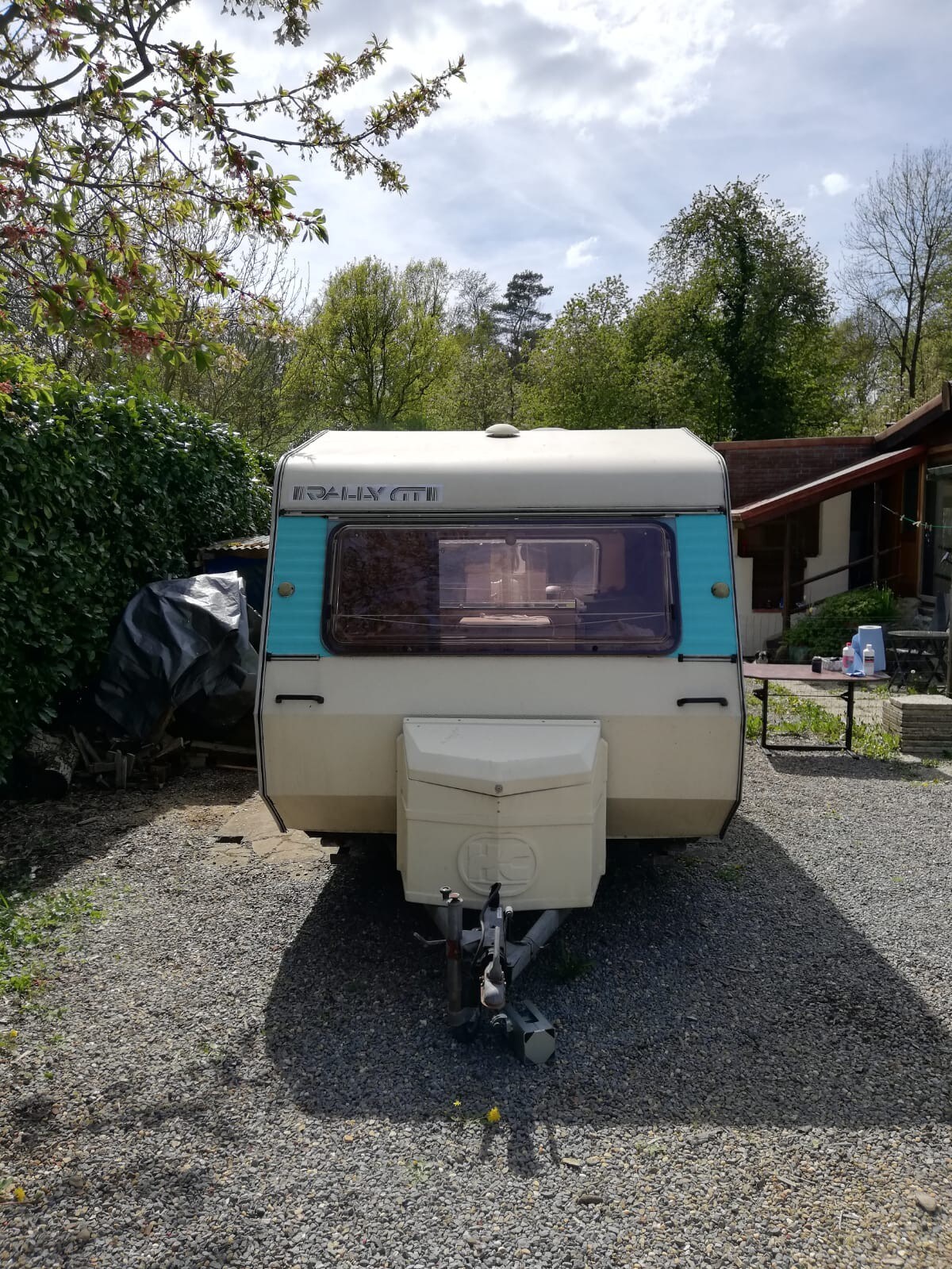 Verblijf in een retro-caravan.